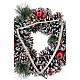 Ghirlanda Natale rami a triangolo 32 cm s3