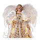 Engel für Baumspitze mit Kleid und LEDs, 30 cm s2