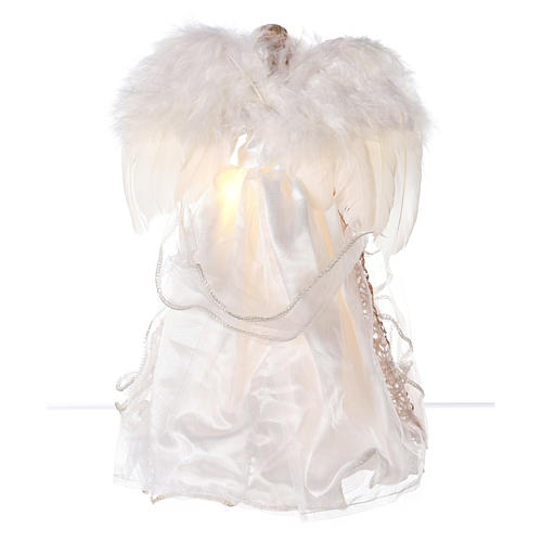 Christmas Tree topper, golden Angel with LED lights 30 cm 5
