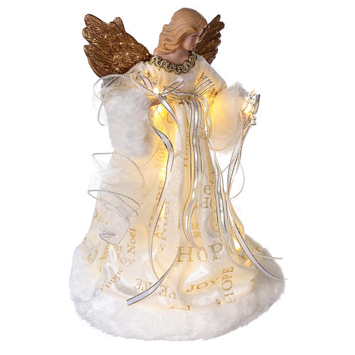 Angel topper LED gold wings 30 cm 4