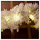 STOCK White Cloud weißer Adventskranz mit 100 LED-Leuchten, 270 cm lang s2