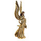 Christmas angel figurine long golden wings 32 cm s4