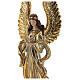 Christmas angel statue long golden wings 32 cm s2