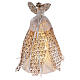 Christmas tree angel topper resin 27 cm with LED s4