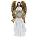 Christmas angel statue 35 cm with wreath s1