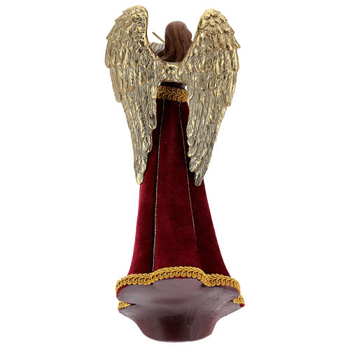 Christmas angel with violin figurine 33 cm 5