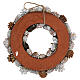 Christmas wreath advent wreath gold and white 35 cm s4