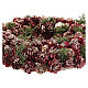 Christmas wreath with gold griller and pine cones 30 cm s3