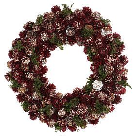 Christmas wreath advent wreath gold glitter 30 cm