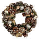 Couronne Noël Avent or 30 cm s1