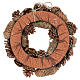 Couronne Noël Avent or 30 cm s5
