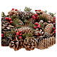 Advent wreath snow effect 30 cm s3