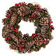 Christmas wreath advent wreath snow effect 30 cm s1