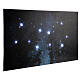 Christmas LED canvas wood by night 60x40 cm s2