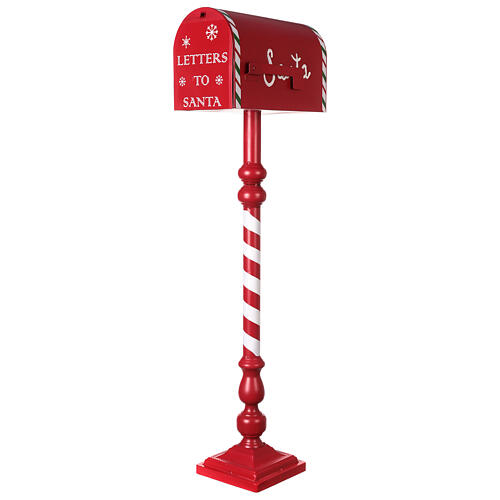 Christmas mailbox red 100x30x15 cm 3