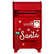 Red Christmas letterbox 60x35x20 cm s1