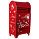 Red Christmas letterbox 60x35x20 cm s4