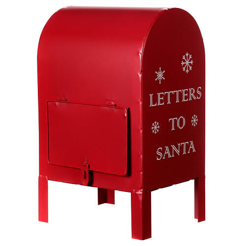 Postkasten in weihnachtlichem Rot, 35x20x18 cm 5