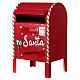 Small red mailbox for Christmas 35x20x18 cm s3