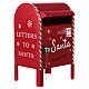 Small red mailbox for Christmas 35x20x18 cm s4