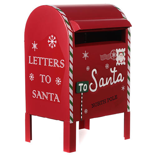 Caixa de correio pequena para as cartas ao Pai Natal 33,5x20,5x15 cm 4