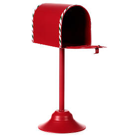 Boîte aux lettres rouge Noël 30x10x15 cm