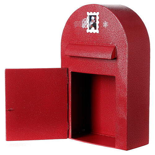 Boîtes aux lettres Noël métal rouge 40x25x10 cm 5