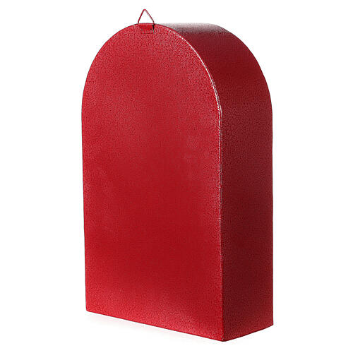 Portalettere Natale rosso 40x25x10 cm 6