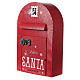 Portalettere Natale rosso 40x25x10 cm s1