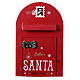 Portalettere Natale rosso 40x25x10 cm s3