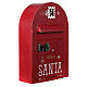 Portalettere Natale rosso 40x25x10 cm s4