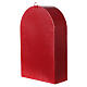Portalettere Natale rosso 40x25x10 cm s6