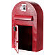 Caixa de correio vermelha Pai Natal 39x24,5x10 cm s2