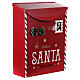 Red mailbox for Christmas letters 30x25x10 cm s2