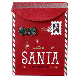 Red letters for Santa mailbox Christmas 30x25x10 cm