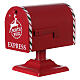 Portalettere Natale rosso 25x15x25 cm s2