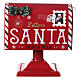 Caixa de correio vermelha tradicional Natal 24,5x15x23 cm s1