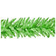 STOCK Christmas fir garland, shiny green with snow, PVC, 270 cm s1