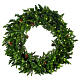 STOCK Christmas wreath, outdoor collection, 120 cm, poly feel-real, 100 LED lights s1