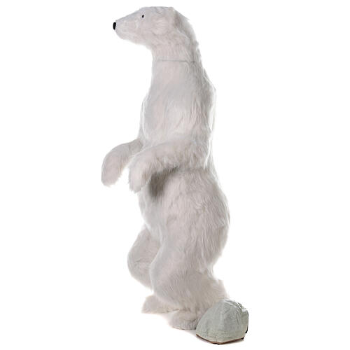 White polar bear standing, music and motion, h 185 cm, indoor 4