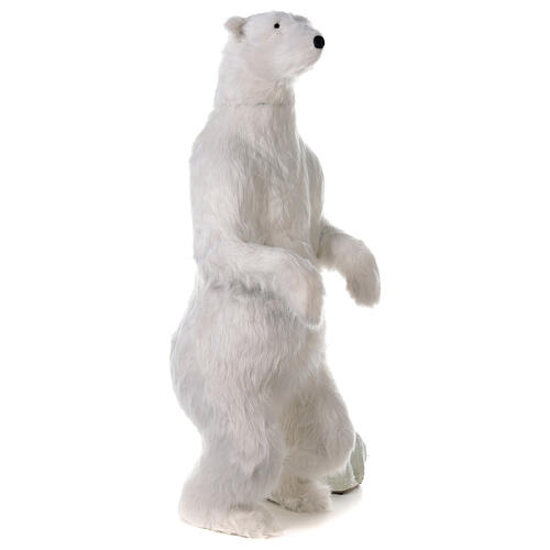White polar bear standing, music and motion, h 185 cm, indoor 6