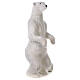 White polar bear standing, music and motion, h 185 cm, indoor s6