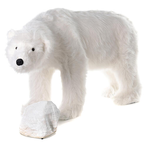 White polar bear, music and motion, 90x135x60 cm, indoor 3