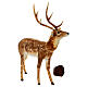 Renifer bożonarodzeniowy brązowy, poruszający się, z melodią, 170x140x45 cm, do wnętrz s5
