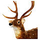 Christmas reindeer decor with music movement brown 170x140x45 cm indoor s4