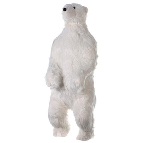 Urso polar branco de pé h 150 cm interior 1