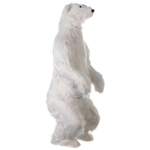 Urso polar branco de pé h 150 cm interior 4