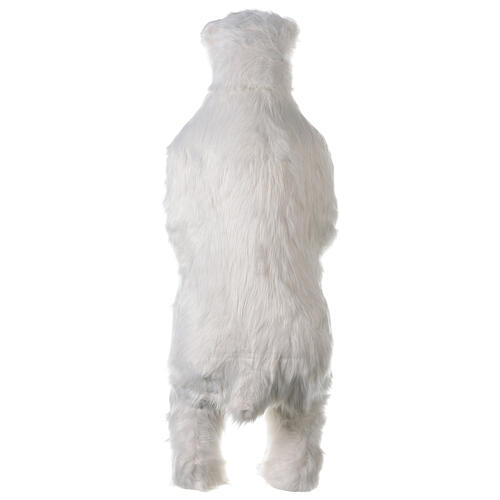 Urso polar branco de pé h 150 cm interior 6