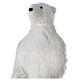 Urso polar branco de pé h 150 cm interior s2