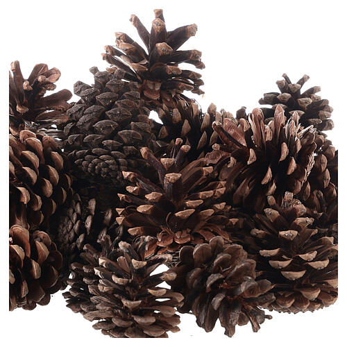 Natural pine cones 600 g Christmas decor 2